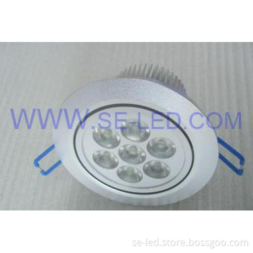 High power 7w Dimmable Recessed LED Ceiling Light